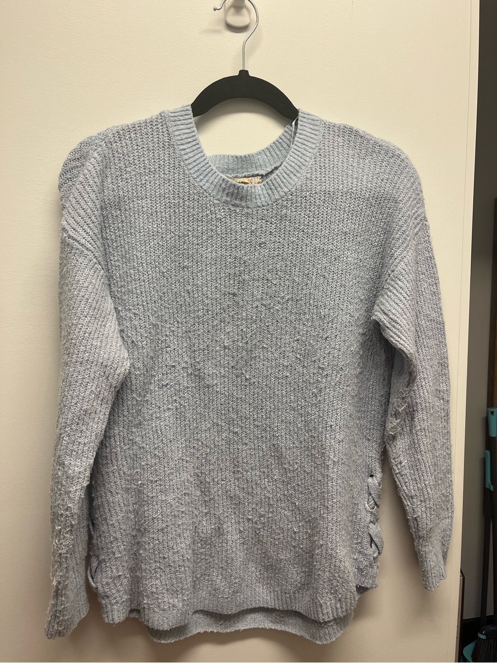 Light Blue Crewneck Knit Sweater